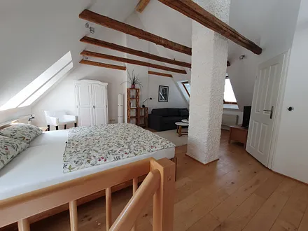 Dachgeschoss mit Badeingang