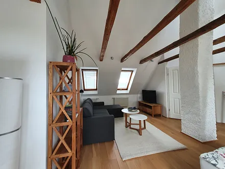 Sitzecke im Wohn- und Schlafraum Obergeschoss