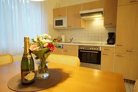 vollausgestattete Küchenzeile