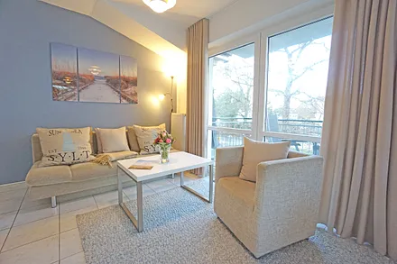 Wohnzimmer mit Schlafcouch