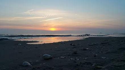 Sonnenaufgang am Heringsdorfer Strand
