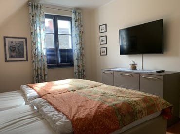 Das Schlafzimmer haben wir 2019 neu eingerichtet