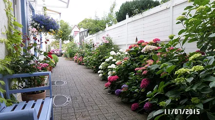 hier kommen Sie aus der Wohnung