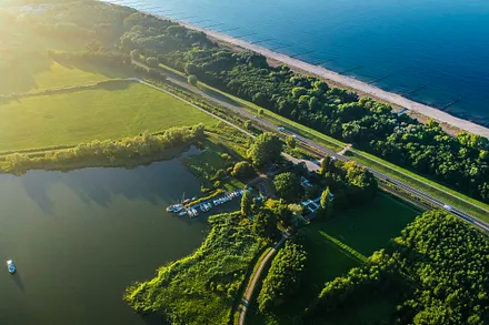 ganz in der Nähe - die schmalste Stelle von Usedom © Usedom Tourismus GmbH 