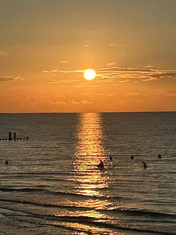 Sonnenuntergang genießen 