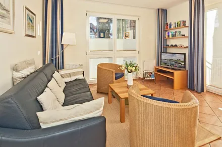 Wohnzimmer mit Schlafcouch