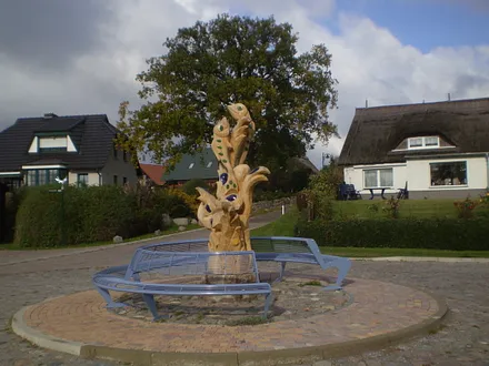 Herbststimmung am Achterwasserhafen von Zempin