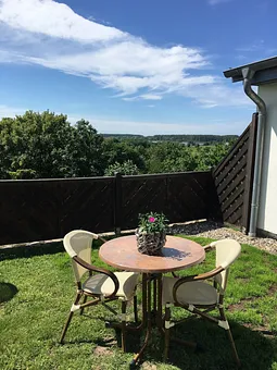 Für die Gäste  zum Verweilen und Grillen 