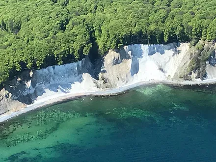 Unsere wunderschöne Kreideküste, Aufnahme bei einem Rundflug