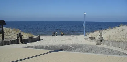 Strandzugang an der Kurpromenade