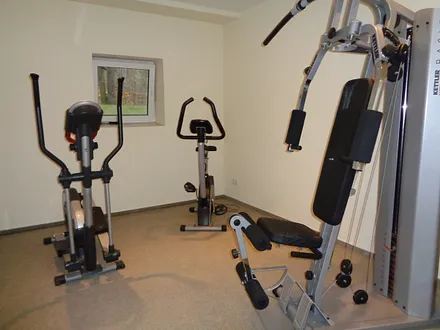 ....mit kleinem Fitnessraum