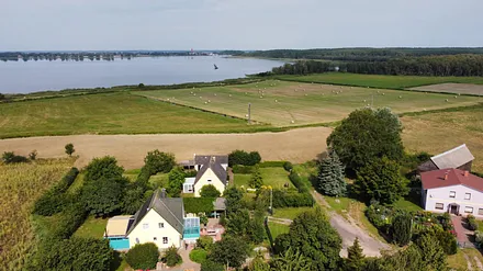 Usedomer See in 500 m Entfernung