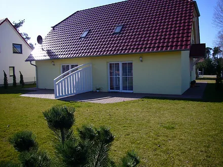 Unser Ferienhaus Hinteransicht 