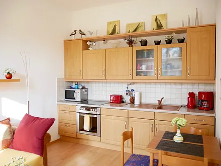 Küchenzeile im Wohnbereich