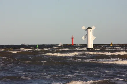Land unter in Swinemünde