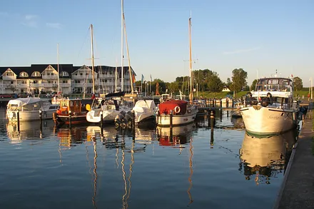 Den Hafen in 15 Minuten mit dem Fahrrad erreichen