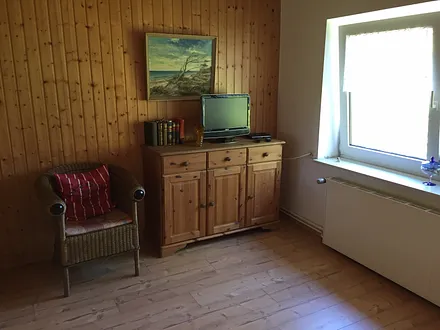 Schlafzimmer mit TV