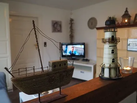 Wohn-Schlafraum mit TV