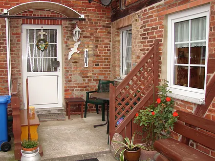 Separater Eingang und Sonnenterasse