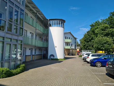 Vorderansicht des Hauses