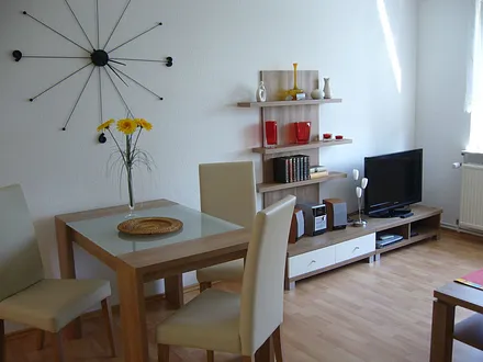 Eßecke im Wohnzimmer