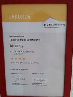 Klassifizierung 4 Sterne