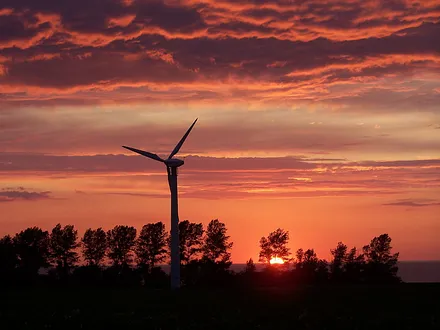 Abendstimmung am Ortsrand