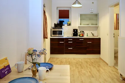 Kleine aber jene Wohnung. Ideal für 2 Personen im Erdgeschoß.