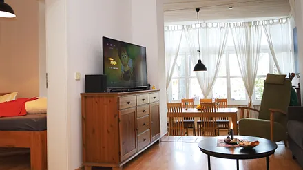 Eine vollausgestattete Küche....