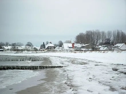 Glowe - Strand im Winter
