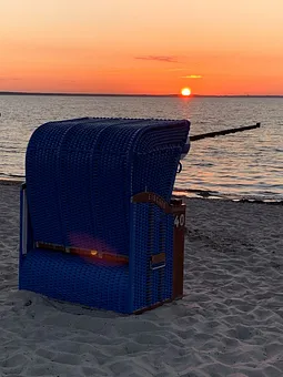 Glowe Strand beim Sonnenuntergang