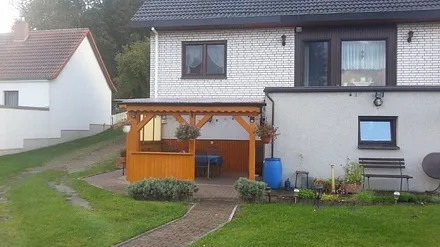 überdachte Sitzecke