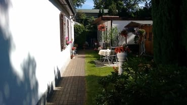 Sitzecke im Garten