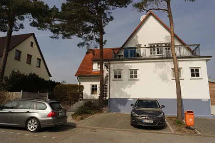 Das Fischerhus in Glowe - für jedes Appartements ein PKW STellplatz