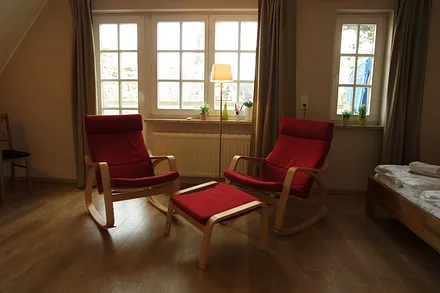 Sitzecke im Appartement 1