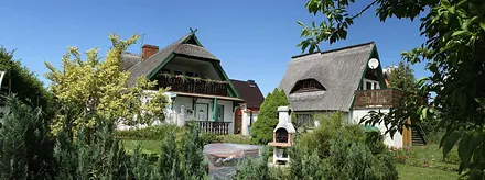 Aussenansicht mit Aussenkamin