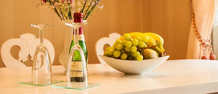 Essbereich Willkommensgruß