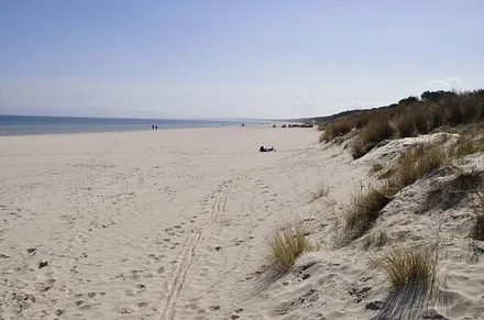 Karlshagen, Strandblick Richtung Trassenheide /Zinnowitz