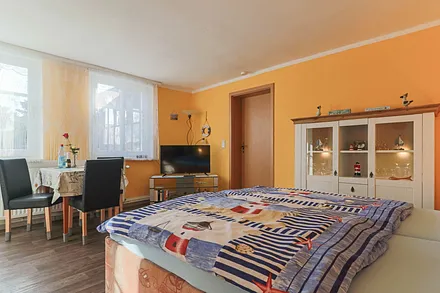 Wohn- / Schlafbereich mit Sitzecke