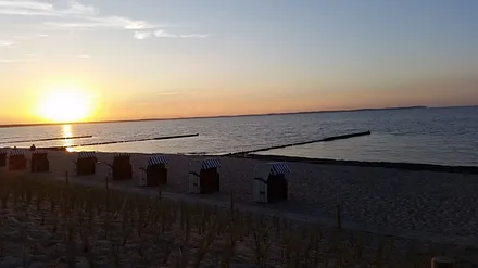 Abendstimmung am Strand von Glowe