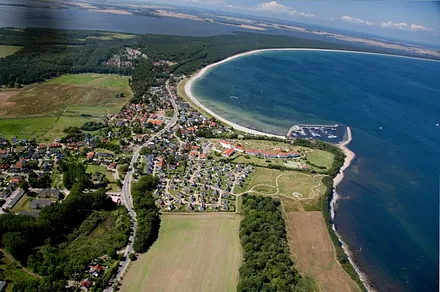 Luftaufnahme von Glowe