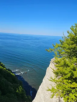Blick vom Königsstuhl auf die Ostsee