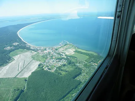 Luftaufnahme von Glowe