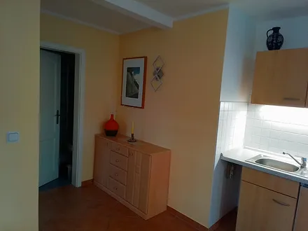 Tür zum Bad