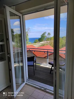 Blick aus dem Wohnzimmer