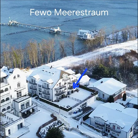 Lage der Wohnung in erster Reihe zur Ostsee