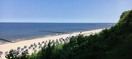 Blick auf den Strand