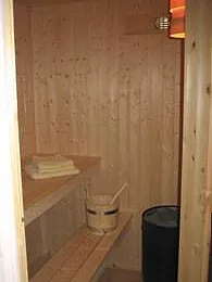 Sauna im Bad Erdgeschoss