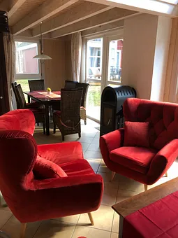 Blick von der Coach zum Esszimmer