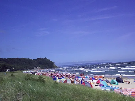 Der Strand direkt vor der Haustür